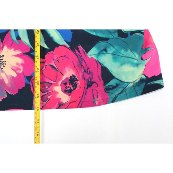 TOMMY BAHAMA Women's Multicolor Floral Tropical Tie Hawaiian Halter Tank Top Med - Picture 4 of 7